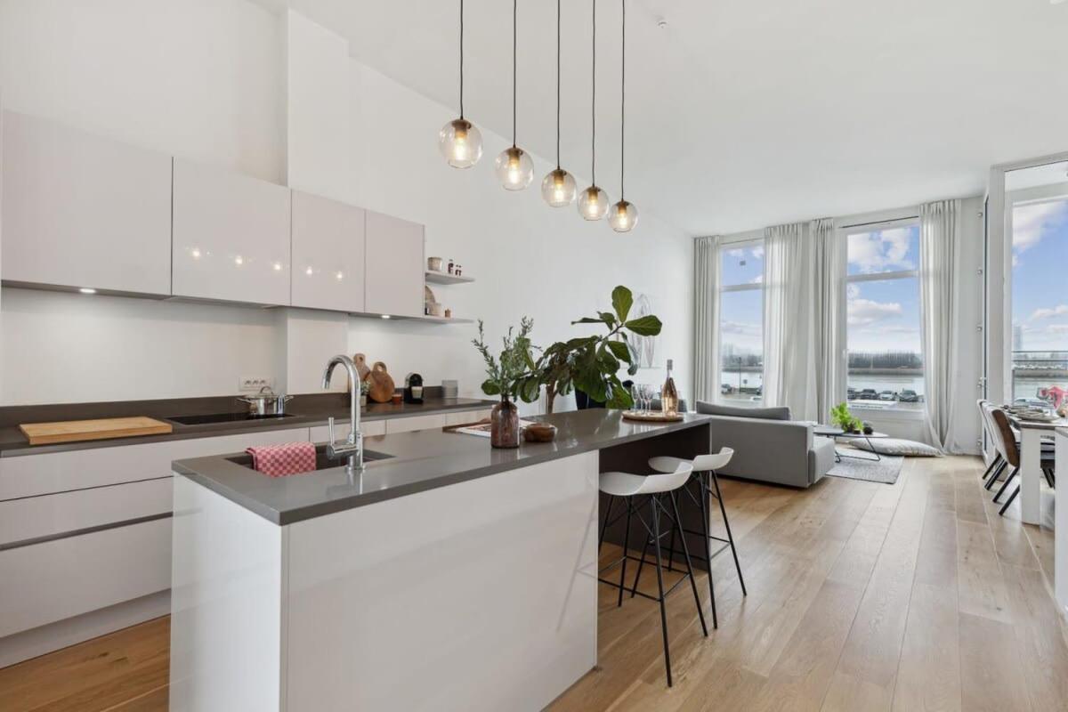 Bright Waterfront Apartment Anvers Dış mekan fotoğraf